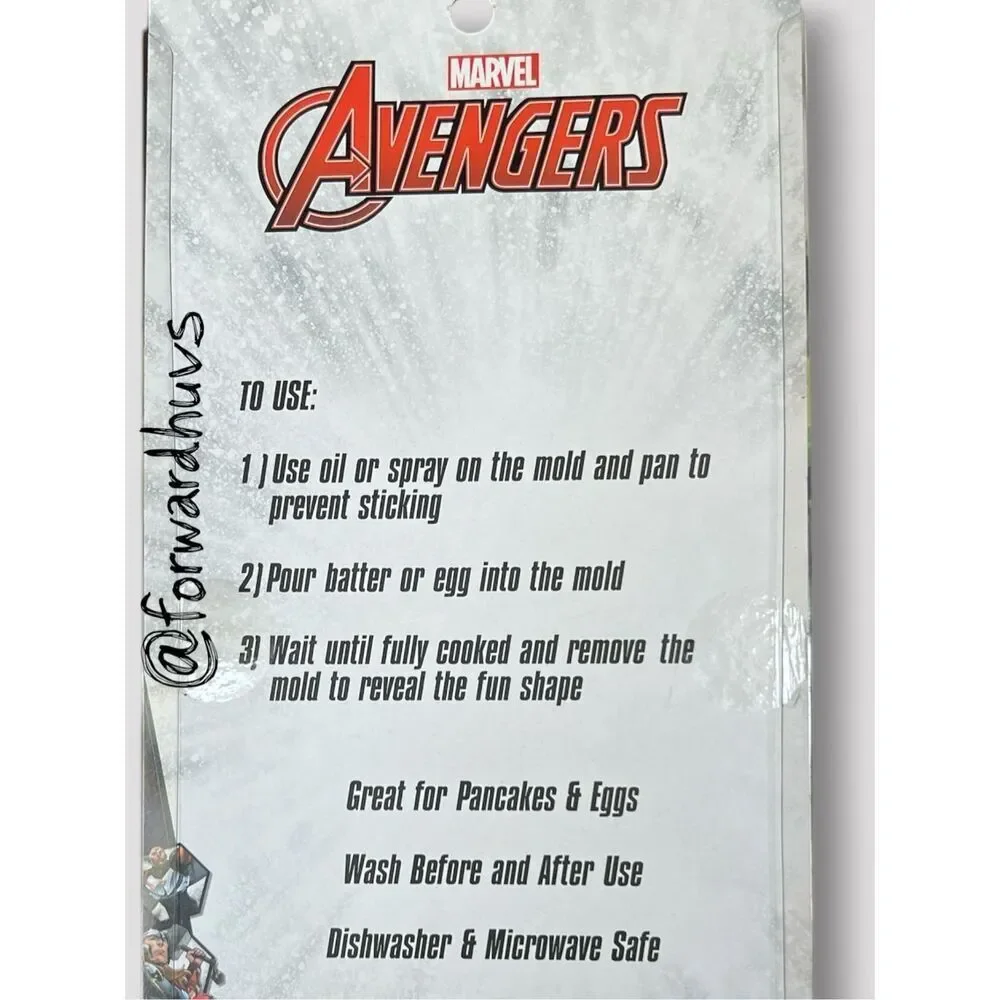 Marvel Avengers Silicone Breakfast Molds – Hulk Fist & Thor’s Hammer – 2 Pack